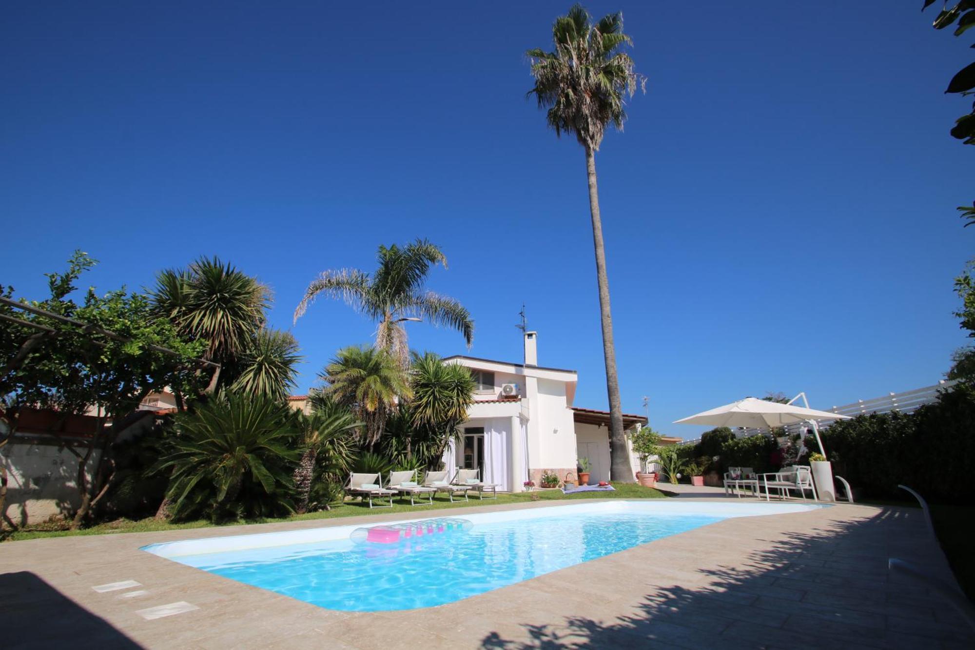 Edri Beach House - Villa Con Piscina Понтеканьяно Экстерьер фото