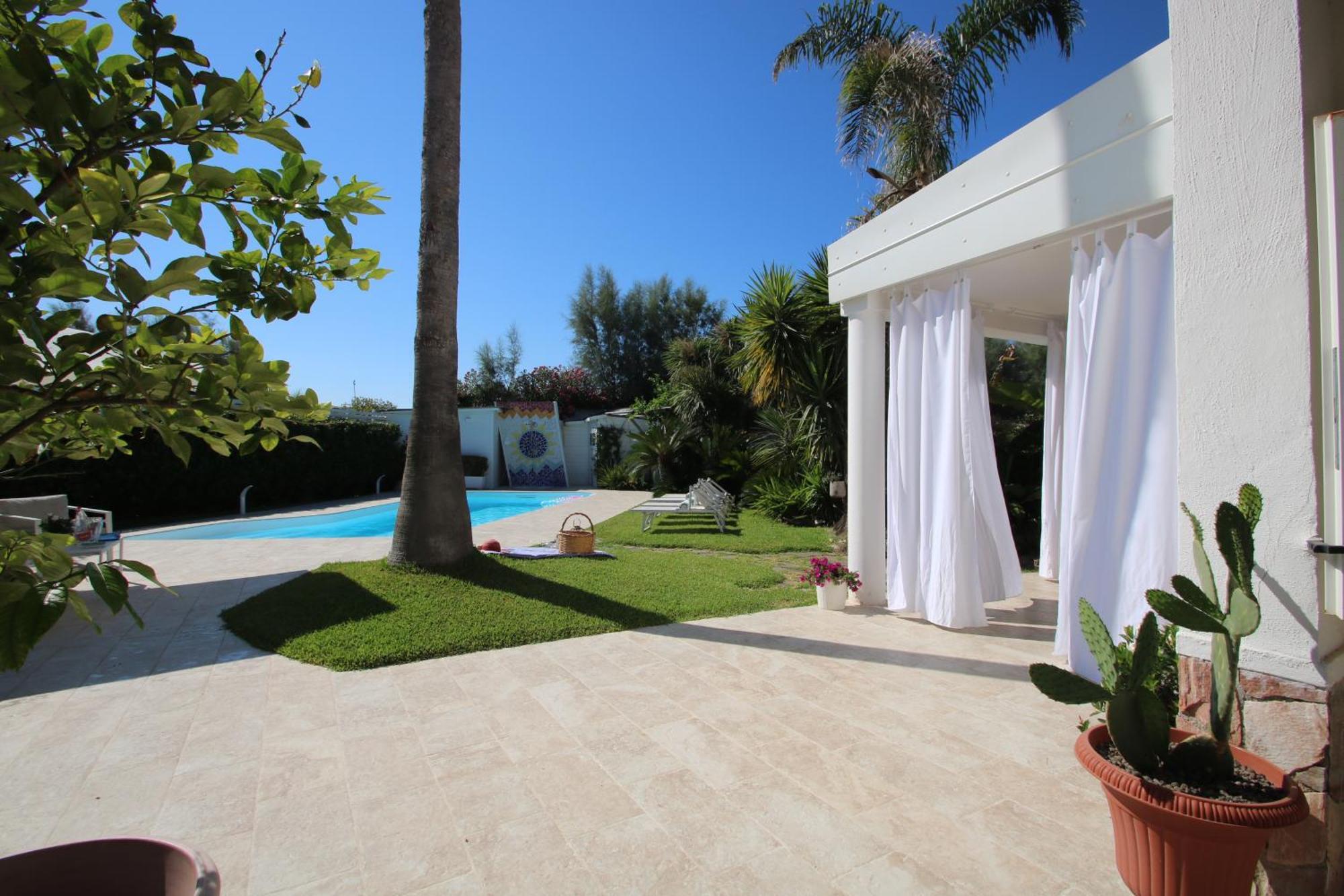 Edri Beach House - Villa Con Piscina Понтеканьяно Экстерьер фото